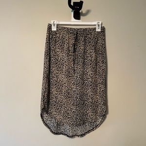 SHEIN Cheetah print midi skirt, size Medium